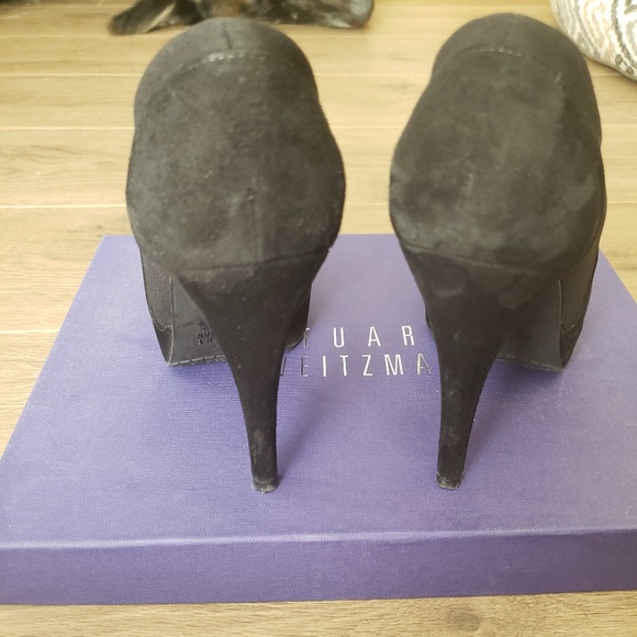 Stuart Weitzman Hold Me Booties in Black - Picture 4 of 7